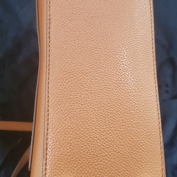 Michael Kors Fall camel square leather lock backpack . Make an offer. EUC - Picture 3 of 5